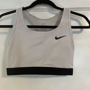 White Nike Sports Bra